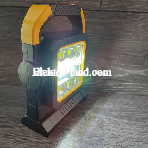 LED лампа HC-7078A фонарь аккумуляторный диодный фонарик на солнечной батареи, прожектор
